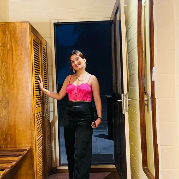 ZARA corset top FUCHISA - Picture 3 of 5